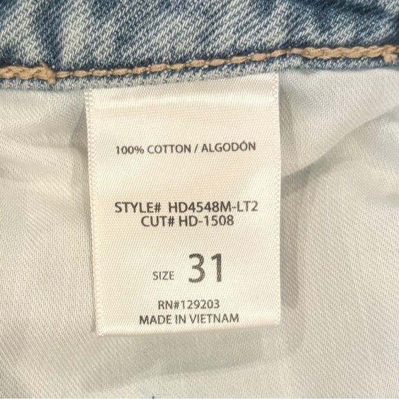 Altar’d State 31 (L 8-10) High Rise Denim Women’s Shorts Exposed Button Fly - Picture 6 of 8